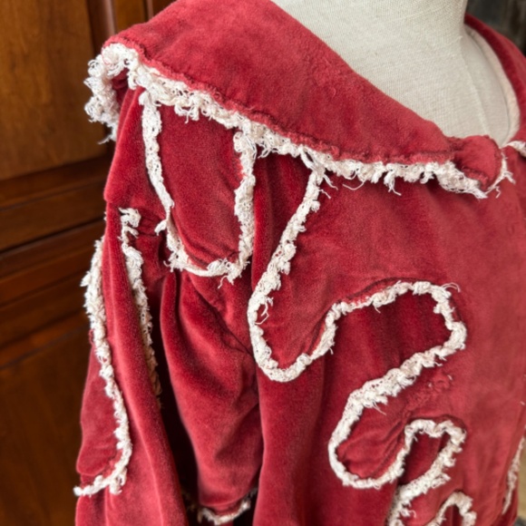 Magnolia Pearl Cotton Velvet Oracle Cropped Coat Jacket in Dorothy - Picture 3 of 10